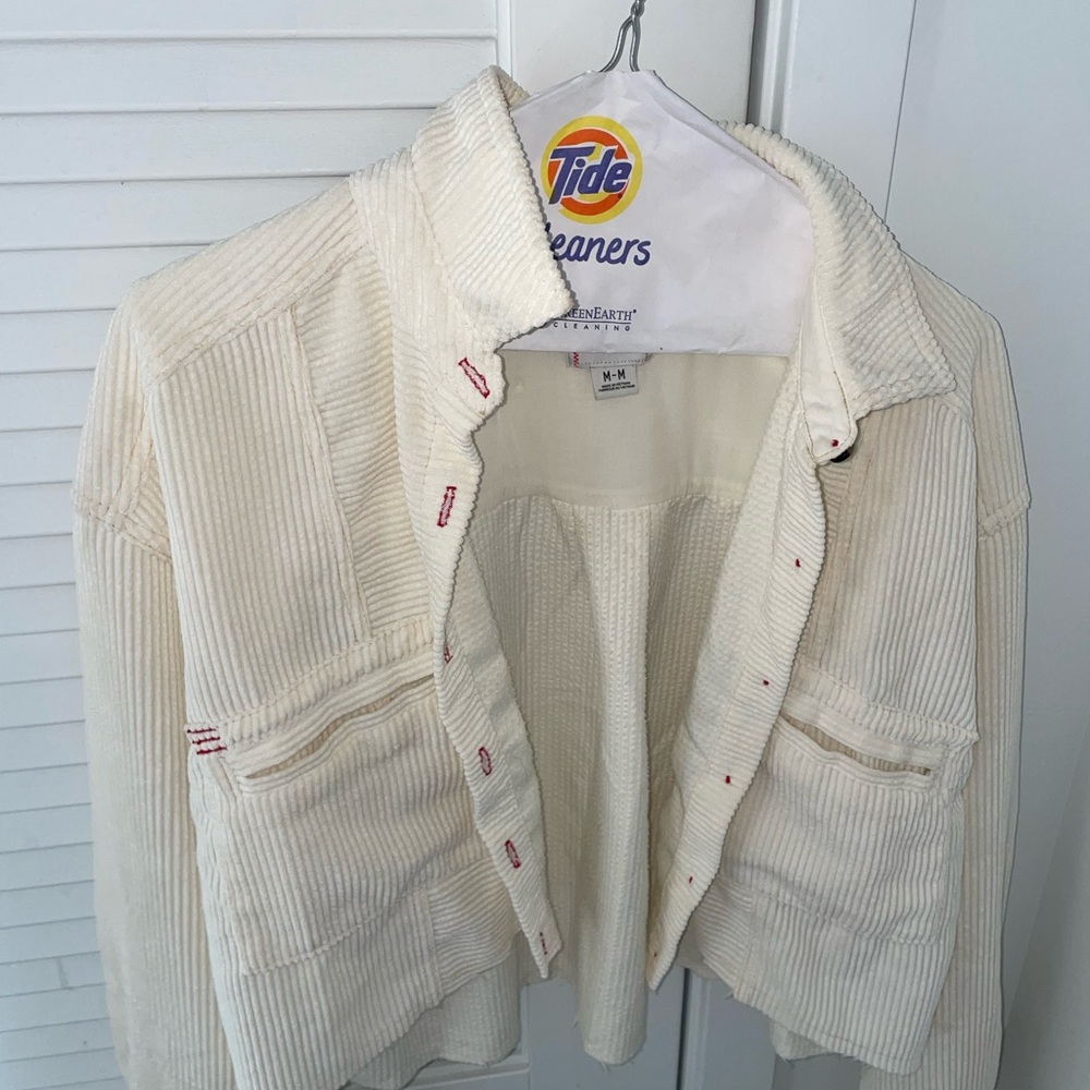 Cream Corduroy Jacket